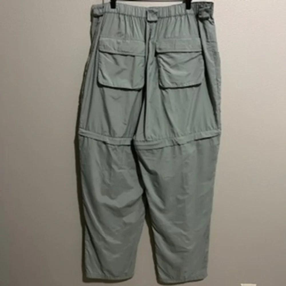 Cabella Guidewear Mens Sage Green Convertible Cargo Pants Hiking‎ Shorts 32x31